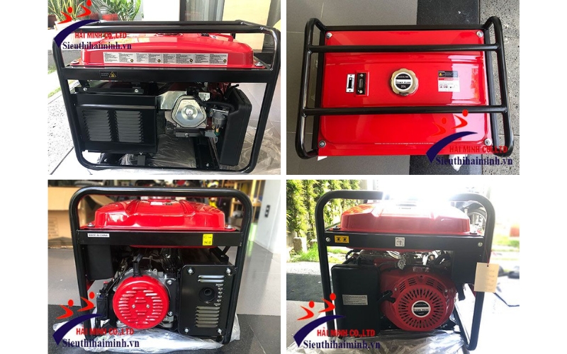 Hình ảnh bàn giao máy phát điện xăng TM6500E của Siêu thị Hải Minh